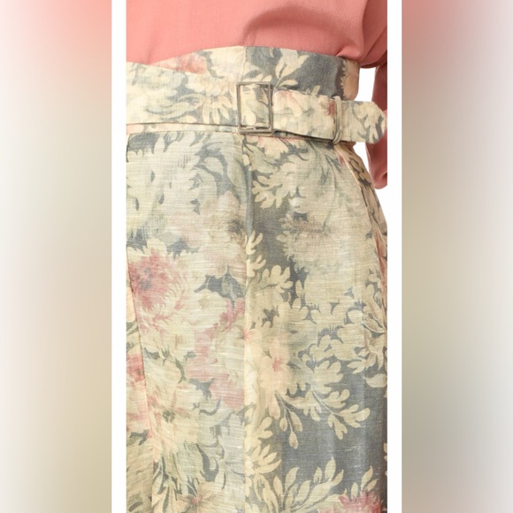 Zimmermann Cavalier Linen and Silk Floral Pants - Picture 13 of 14